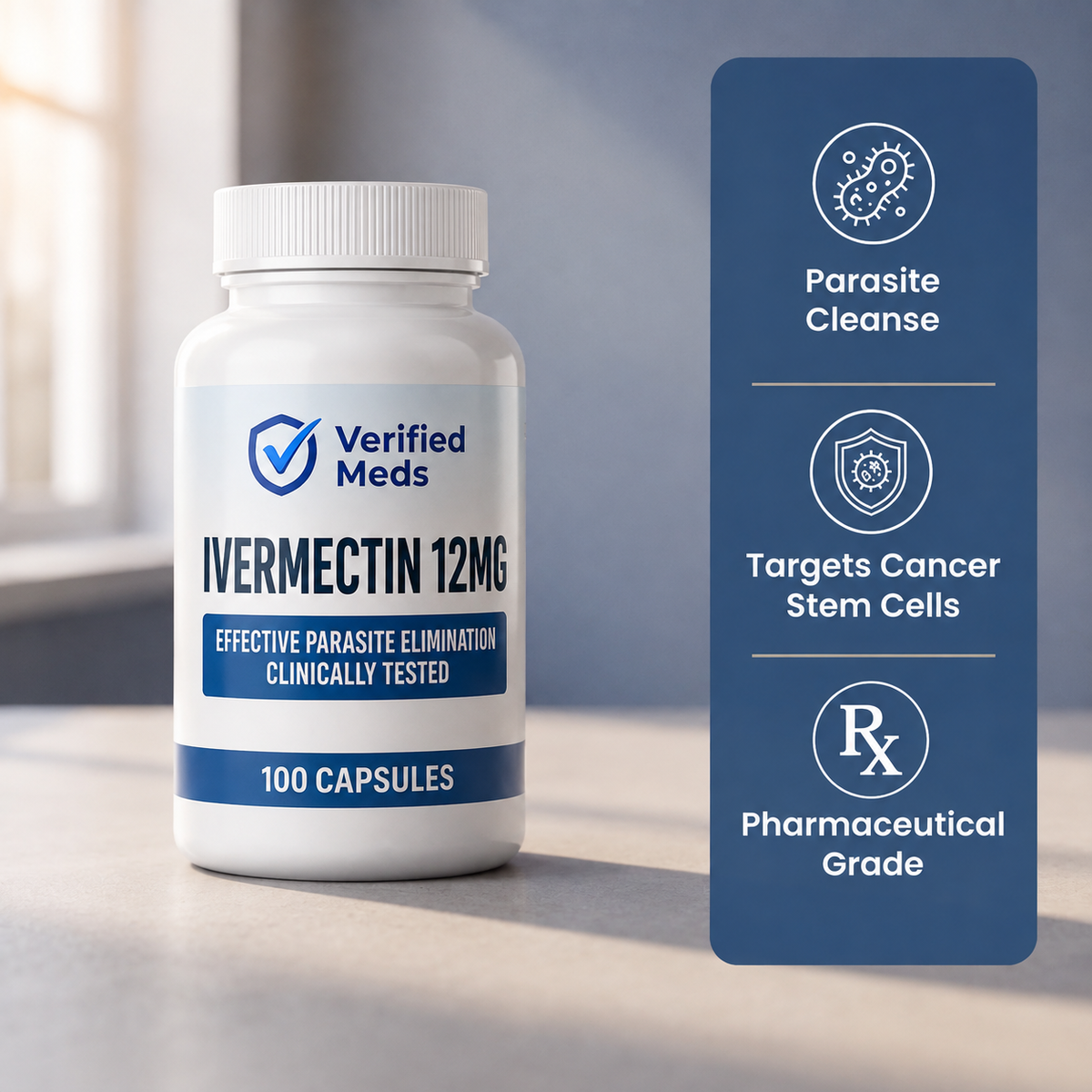 Ivermectin 12MG, 99% Purity