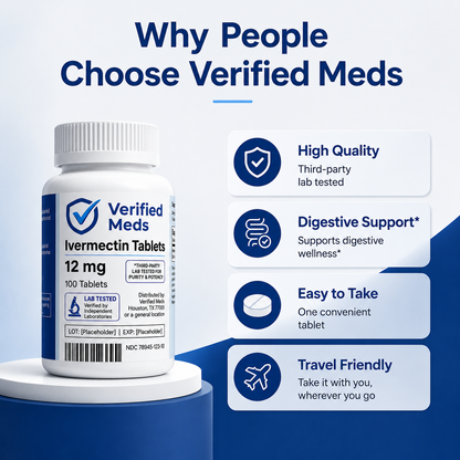 Verified Meds - Ivermectin 12MG