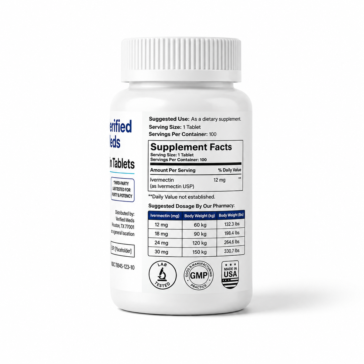 Verified Meds - Ivermectin 12MG