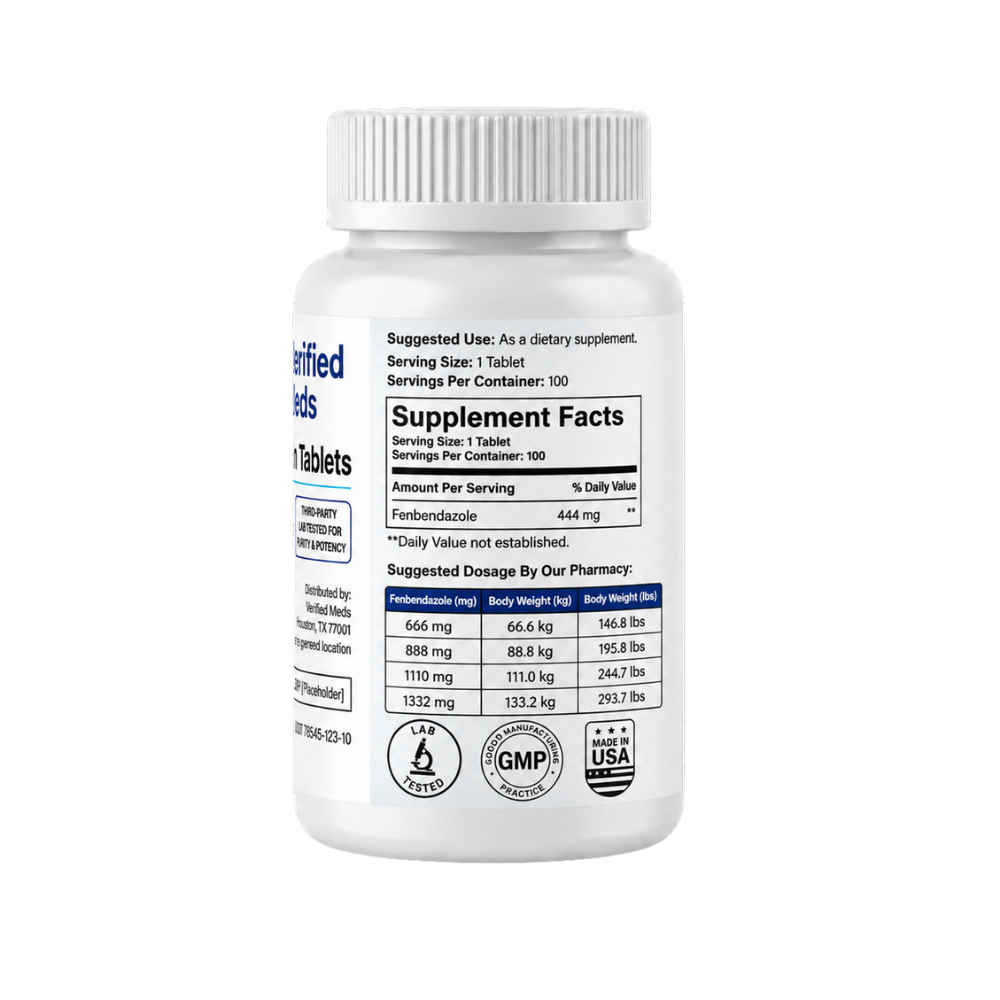 Verified Meds - Fenbendazole 444MG